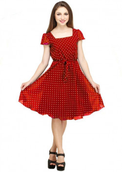 red dress flipkart