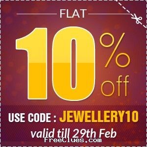 Giftstoindia24x7 Flat 10 Off On Exclusive Jewellery Collection Apr 21 Freeclues