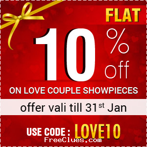 Get Flat 10 Off On Amazing Love Couple Showpieces May 21 Freeclues